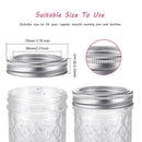 Split-Type Wide Mouth Canning Lids Bands or Plates for Mason Jars 70mm Ring