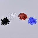 100X Silicone Rubber O-Ring Switch Dampeners For Keyboard Dampers Keycap blue JR