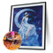 5D DIY Round Drill Diamond Painting Moon Goddess Cross Stitch Embroidery(C