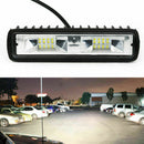 2x 48W 6inch Car Driving Fog Lamp 16LED Bulb Spot Beam Bar Off Road Work LightSE