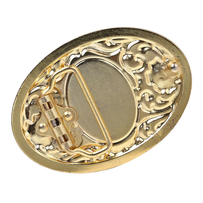 Western Belt Buckle Classic Metal Belt Buckle for Men Women