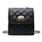 Fashion Messenger Bag Women PU Leather Shoulder Bags Small Purse (Black)