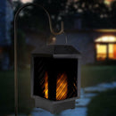 96 LED Solar Flame Flickering Lantern Light Outdoor Landscape Garden Decor Lamp