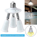 E27 Splitter Lamp Base Bulb Holder Adapter Converter Holder Lamp Base Z8V1