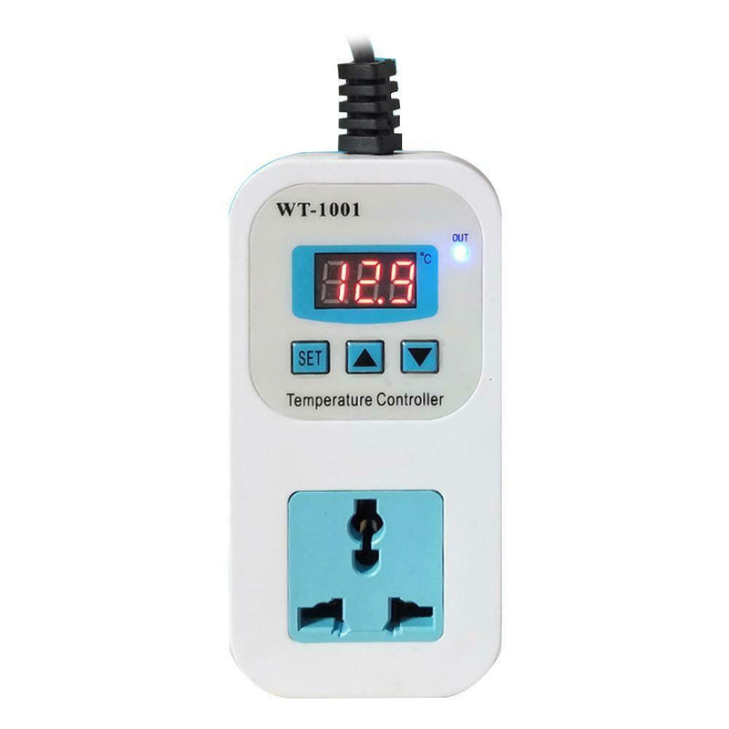 Digital Thermostat Regulator Temperature Controller Socket Outlet (EU Plug) A