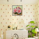 Round Drill 5D Diy Diamond Painting "Pink Rose" Embroidery Cross Stitch 5D