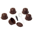 1X(5Pcs Coffee Filter Basket Capsules Reusable Refillable Nescafe Capsule C