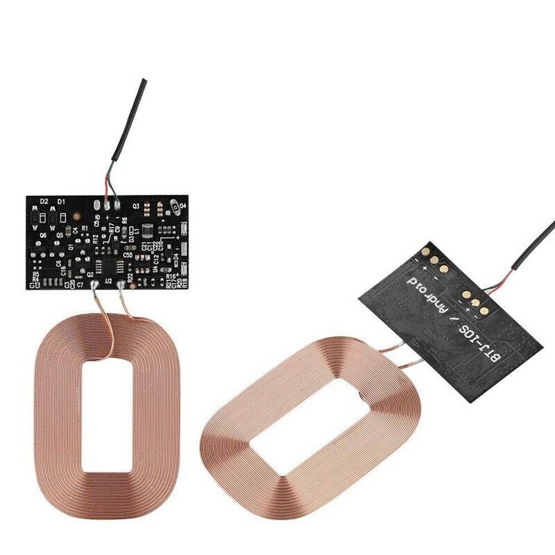 DIY Qi Standard Wireless Charging Coil Receiver Module PCB Circuit Board, 5 Y2Z6