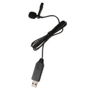 USB 2.0 Clip-on Lavalier Condenser Microphone Microphone Mic for PC Laptop