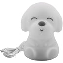 Colorful Dog Led Night Light Animal Light Usb Rechargeable Silicone Soft Ca S7P5