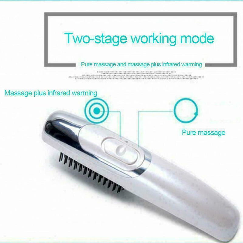 Electric Comfortable Hair Growth Head Scalp Vibrating Brush Massager Comb Q Y1J2