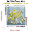 5D DIY Full Drill Diamond Painting Elegant Flowers Cross Stitch Kit (B261)