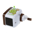 Fruit pattern style random hair Pencil Sharpener Hand Crank Manual Desktop  H9Q5