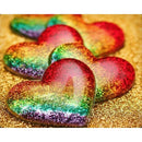 Rainbow Heart Love Picture 30 x 40 Diamond Embroidery 5D Diamond Painting C