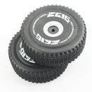 4x RC Front Rear Tire with Bolt Screw Sleeve for WLtoys 124018 1:12 RC Car