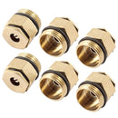 1/2" Brass 360Â° Adjustable Atomizing Lawn Mist Sprinkler Patio Spray Nozzle #