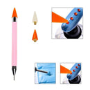 Dual-Ended Nail Art Wax Studs Beads Rhinestone Gems Crystal Jewel Diamond S B5Q9