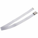 Unisex Plain Webbing Canvas Metal Buckle Belt White