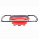 Kitchen Collapsible Colander Over The Sink Strainer With Steady Base For St L7I2