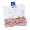 120 Pieces M6 M8 M10 M12 M14 M16 M18 M20 Copper Washers Flat Ring 8 Sizes