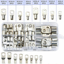 60pcs/set Electrical Wire Copper Lug Battery Cable Connector Terminal Solder Kit