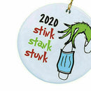 Grinch Hand Christmas Ornament Stink Stank Stunk Quarantine Ornaments Christmas