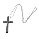 Jesus Cross Metal Drum Key Wrench Necklace Key Chain Crucifix Accessories Kit