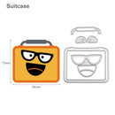 5pcs Metal Suitcase Embossing Cutting Dies Stencils DIY Scrapbooking Decor