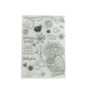 Owl DIY Transparent Silicone Clear Stamps/seal Scrapbooking Album Cards Decor 3C