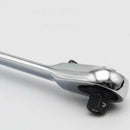 Mini 1/4" 72T Dual Head Square Ratchet Wrench Rods Socket F Bits Hex Screwd C7E1