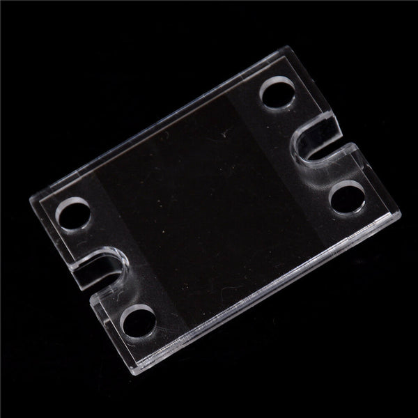 2PCS Single Phase Solid State Relay SSR Safety Cover Clear Plastic CoversB Ew