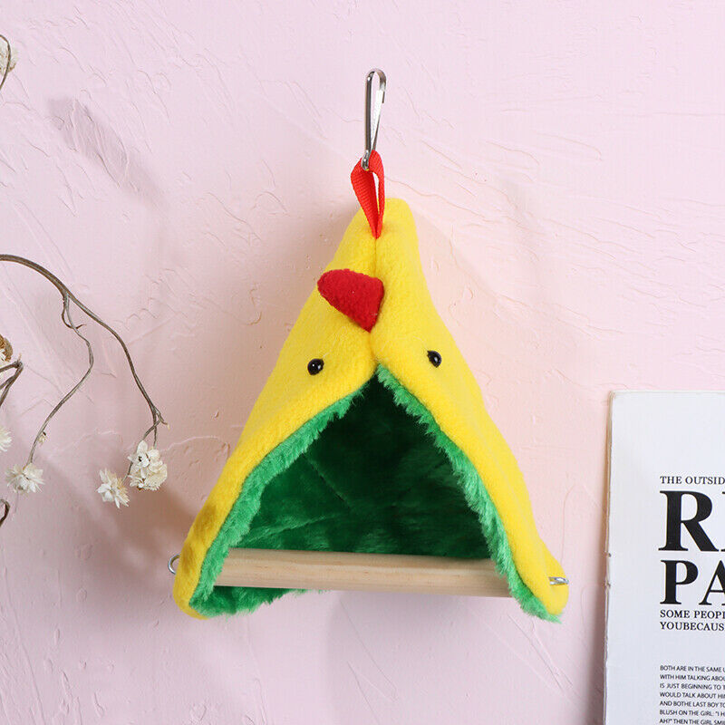 Bird Parrot Nest Soft Plush Bird Parrot Hammock Warm Hanging Bed For Pet CaS Hn