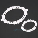 2Pcs Oval Metal Cutting Dies Stencil for DIY Scrapbooking Embossing Album Decor