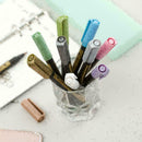 10PCS/SET Metal Marker Paint Pen Office School Stationery Z9D0 J3X0 X1A6 H7 F6J0