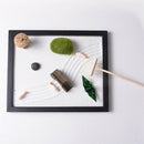 Garden Kit Of Relax Sand Stone Tray Statue Meditation Ornament