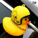 Wind-breaking Wave-breaking Duck Car furnishings helmet-mounted yellow duckJ Kw