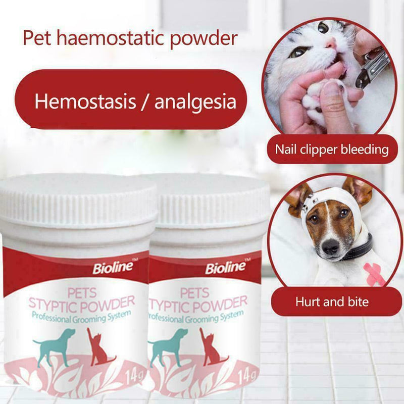 Pet Wound Hemostatic Anti-Inflammatory Pain Powder Nail Universal Polish Y9W3