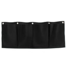 Non-woven Fabrics Horizontal Hanging Wall Garden 4 Pockets Planting Bags Se