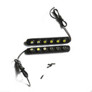 1PC Car waterproof Hawkeye 6 LED Daytime Running Light DRL Fog Driving L a_J Gw