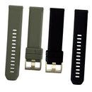 2 Pack 20mm Silicone Watch Band Quick Release Strap Replacement