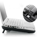 Notebook Laptop Cooler Mat Quiet Cooling Pad Stand Tray  Ventilation 1 Fan Black