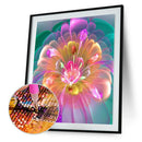 Fluorescent Flower 5D DIY Full Drill Diamond Painting Embroidery Stitch (A)