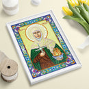 5D DIY Special Shaped Diamond Painting God Cross Stitch Kit Home Wall Decor