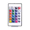 4X/Set 9LED Car Interior Floor Atmosphere Light Strip Remote Control Colorful