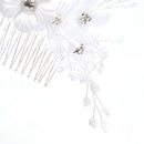 1pc Bridal Rhinestone Flower Hair Comb Wedding Hair Accessories Hair Jewelry  BX