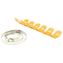 25cm Exhaust Pipe Protector Guard Heat Shield for 2 Stroke Motorcycle Yellow