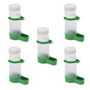 5pcs Plastic Bird Feeder Food Dispenser for Budgie Cockatiel Lovebirds