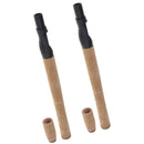2 Set Cork Fishing Rod Handle Kit Reel Seat DIY Spinning Rod Repair Parts