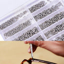 1000pcs/set Assorted Screws For Watch Eye Glasses Watchmaker Repair Part Tool SP