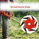 6 Teeth Brush Cutter Blade Metal Trimmer Head 65Mn Grass Trimmer Blades